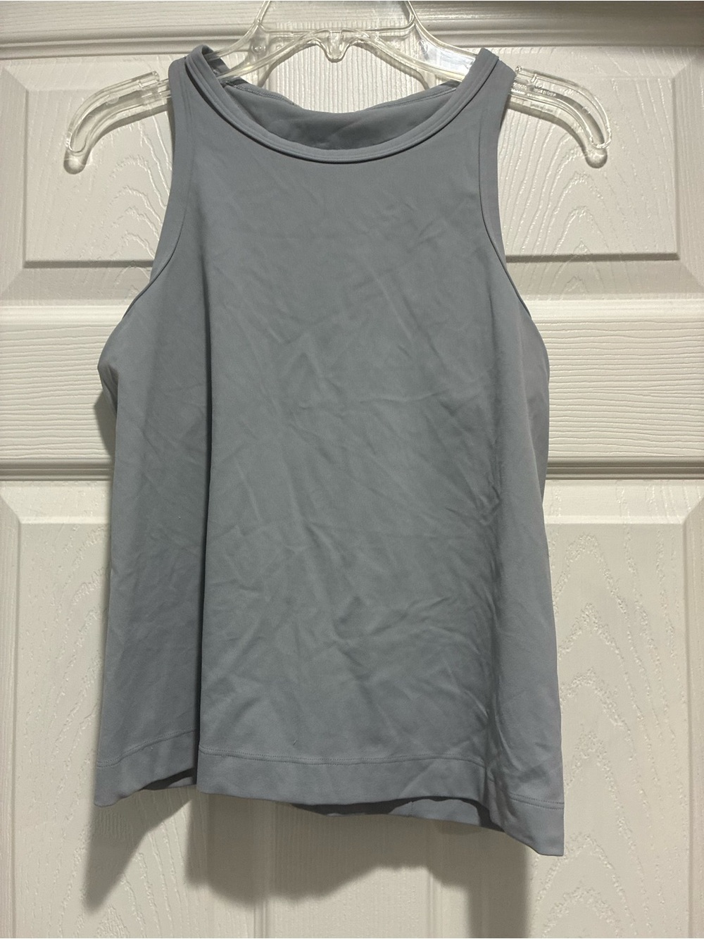 lululemon Like New Align Waist Length High-Neck Tank Grey Sz8